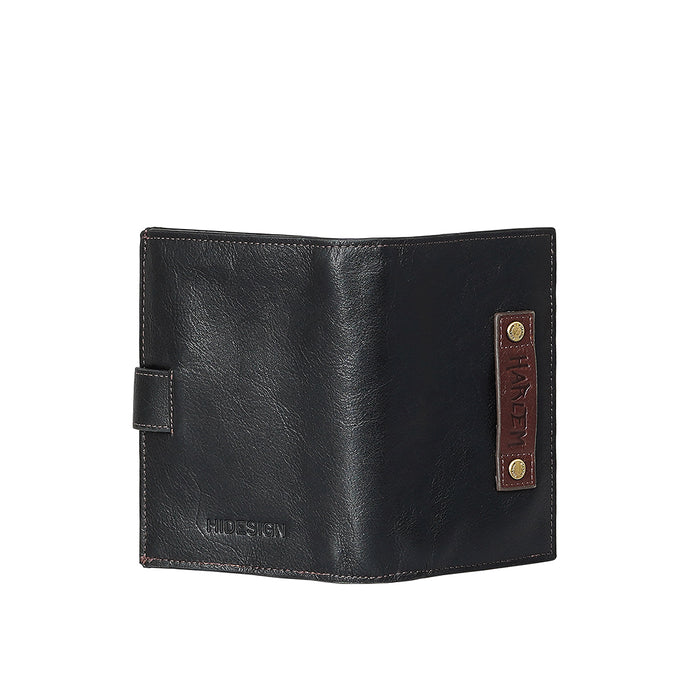 Jimi W3 Black Leather Passport Holder
