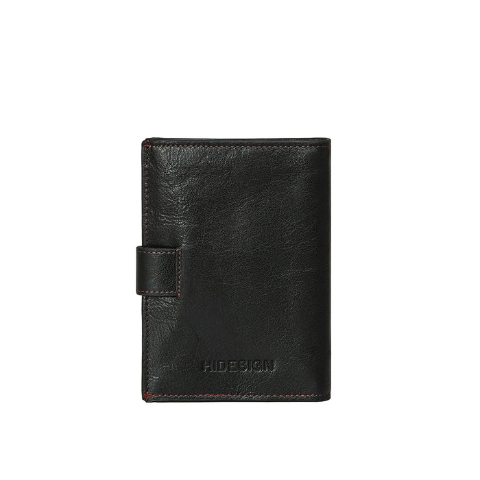 Jimi W3 Black Leather Passport Holder