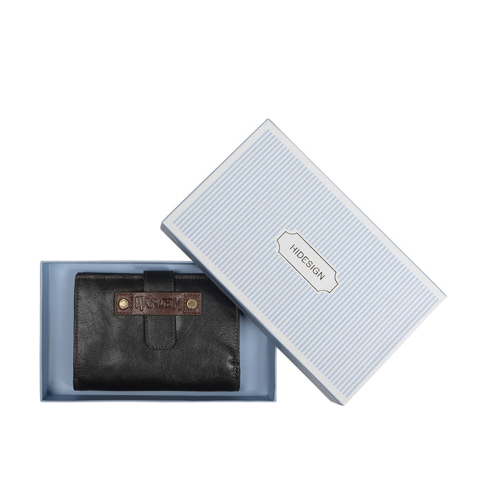 Jimi W3 Black Leather Passport Holder