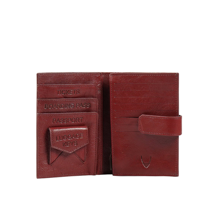 Jimi W3 Red Leather Passport Holder
