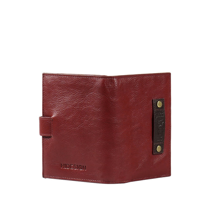 Jimi W3 Red Leather Passport Holder