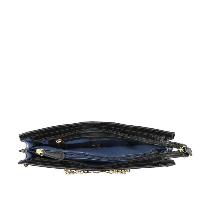 Jitterbug 02 Black Leather Satchel