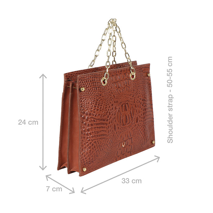 Jitterbug 02 Tan Leather Satchel