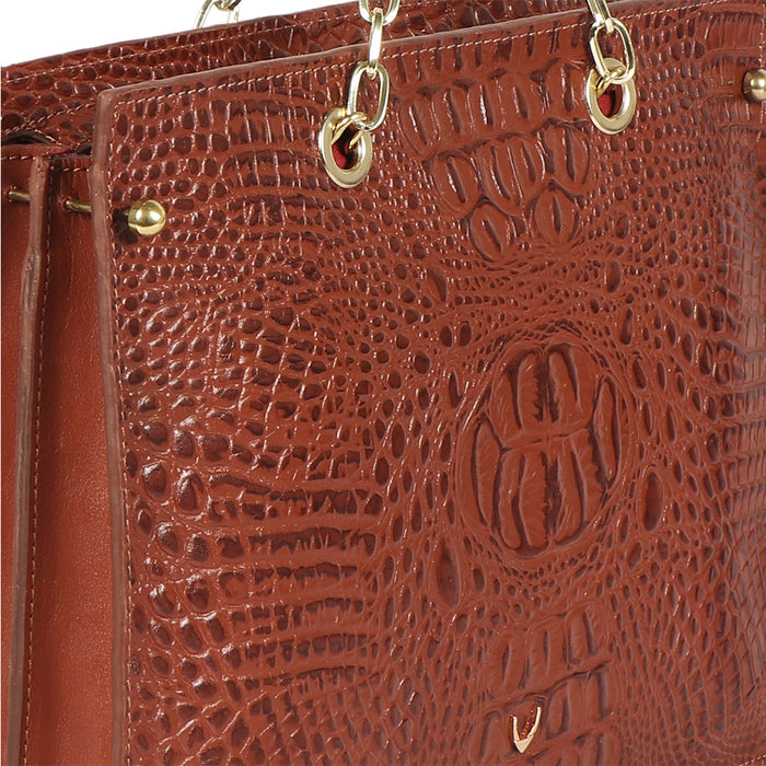 Jitterbug 02 Tan Leather Satchel
