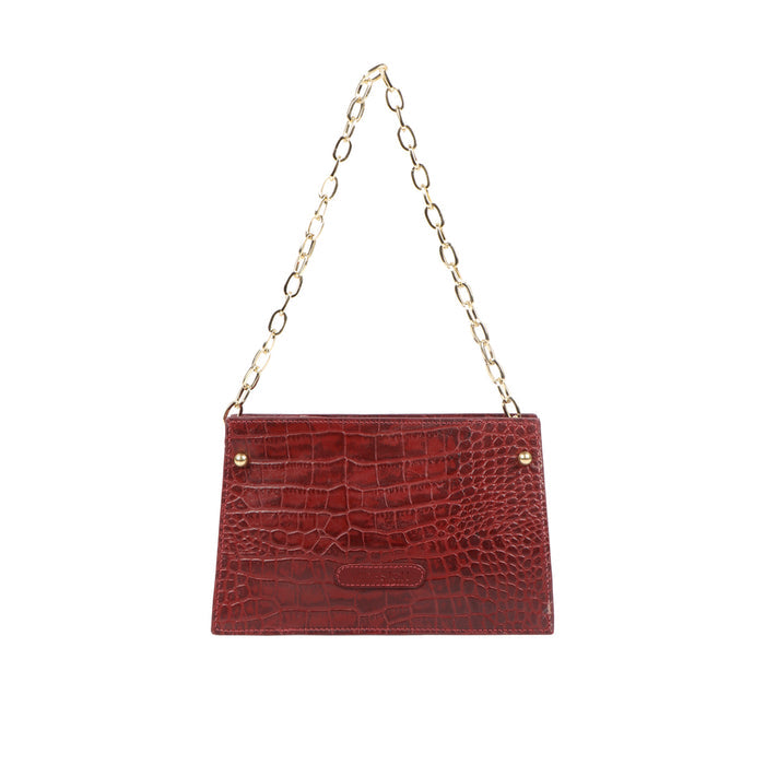 Jitterbug 03 Marsala Leather Shoulder Bag