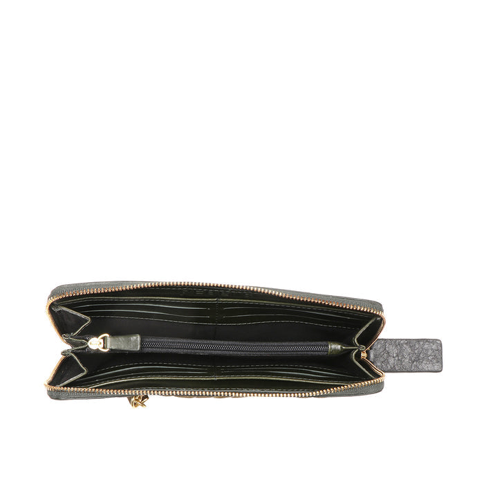 Joan Arc W1 Green Leather Pouch