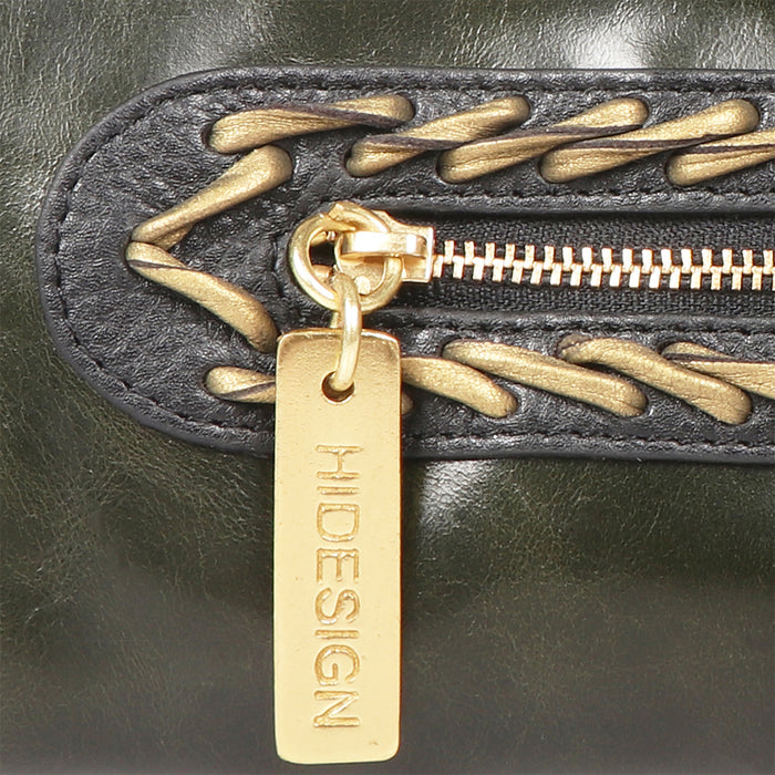 Joan Arc W1 Green Leather Pouch