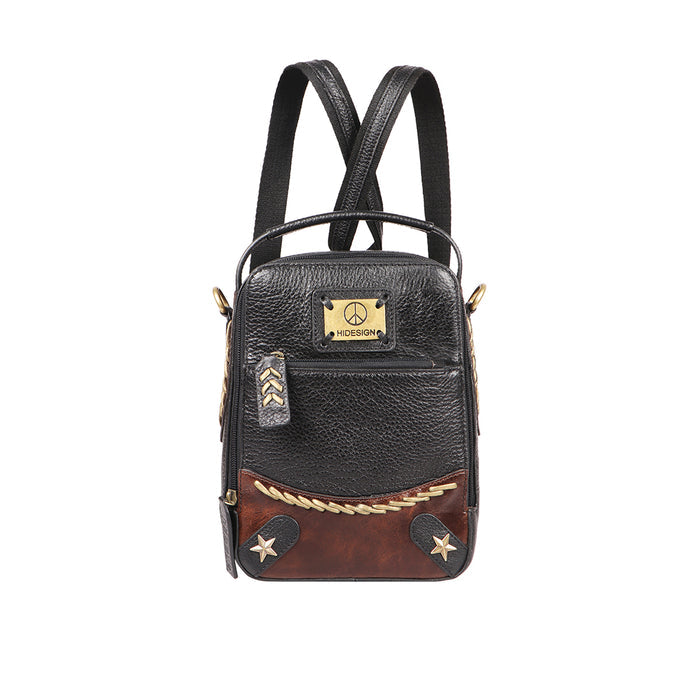 Joanarc 01 Black Leather Sling Bag