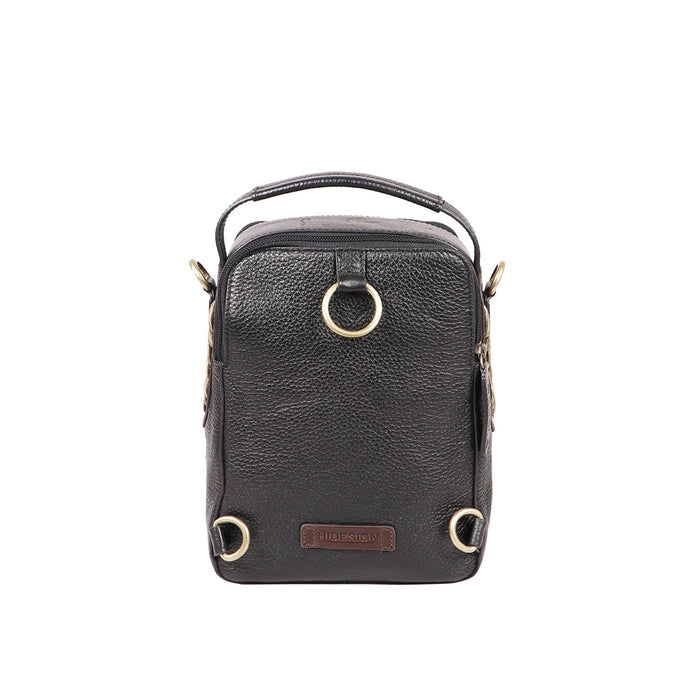 Joanarc 01 Black Leather Sling Bag