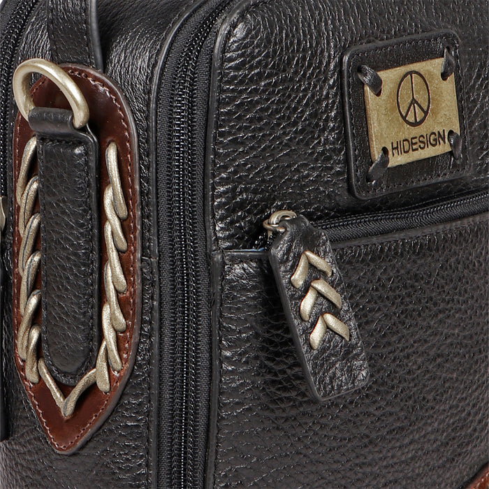 Joanarc 01 Black Leather Sling Bag