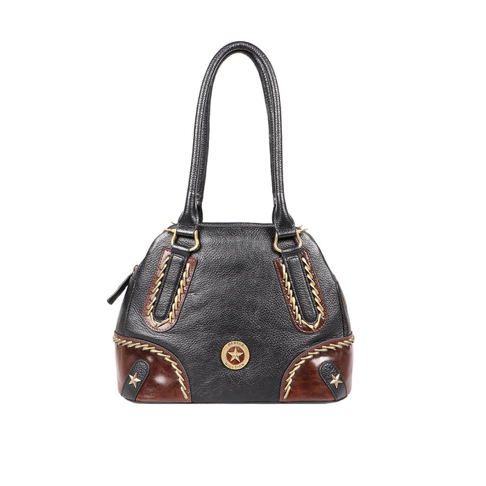 Joanarc 02 Black Leather Shoulder Bag