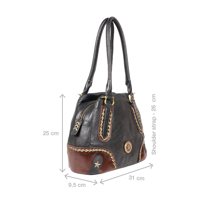 Joanarc 02 Black Leather Shoulder Bag