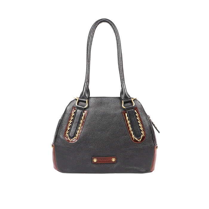 Joanarc 02 Black Leather Shoulder Bag