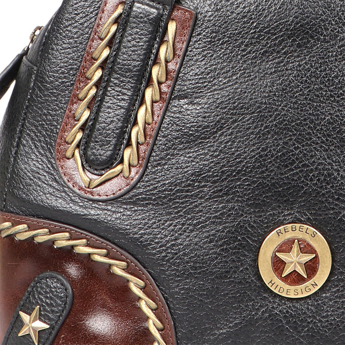 Joanarc 02 Black Leather Shoulder Bag