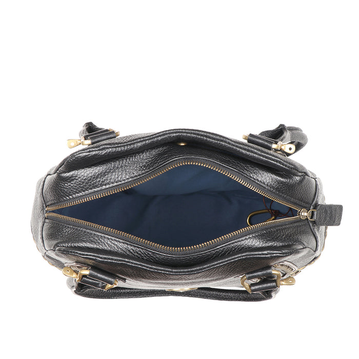 Joanarc 02 Black Leather Shoulder Bag