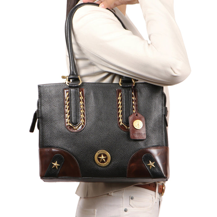 Joanarc 03 Black Leather Shoulder Bag