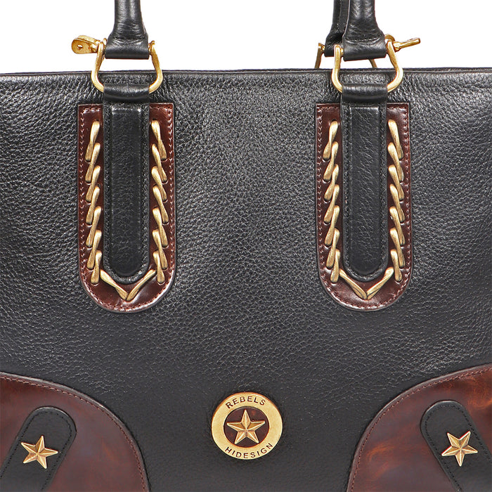 Joanarc 03 Black Leather Shoulder Bag