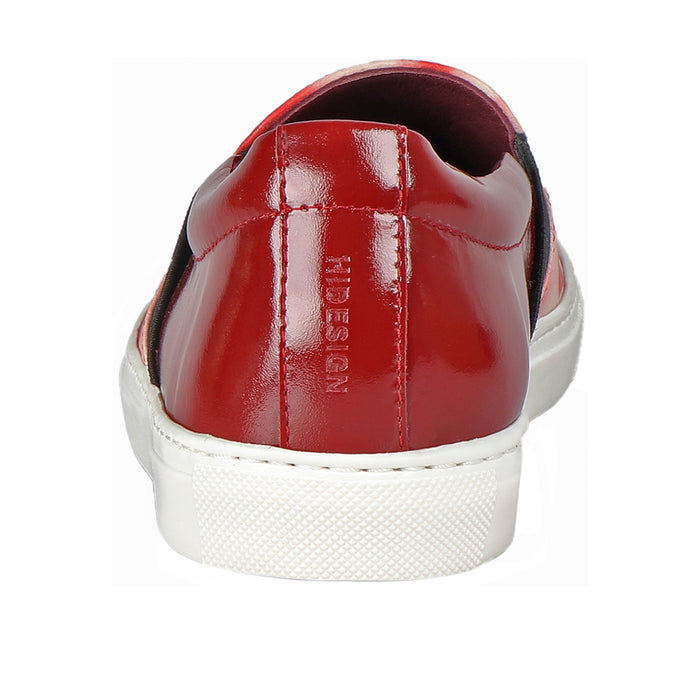 Jodie Women's Red Leather Slip On