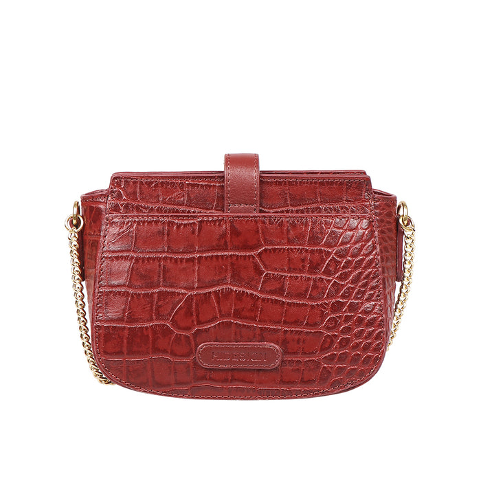 Joni 01 Red Leather Sling Bag