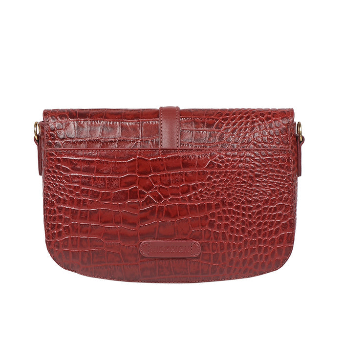 Joni 03 Red Leather Crossbody