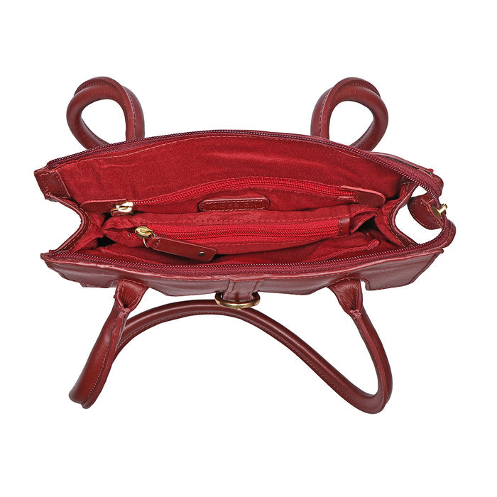 Joni 09 Red Leather Shoulder Bag
