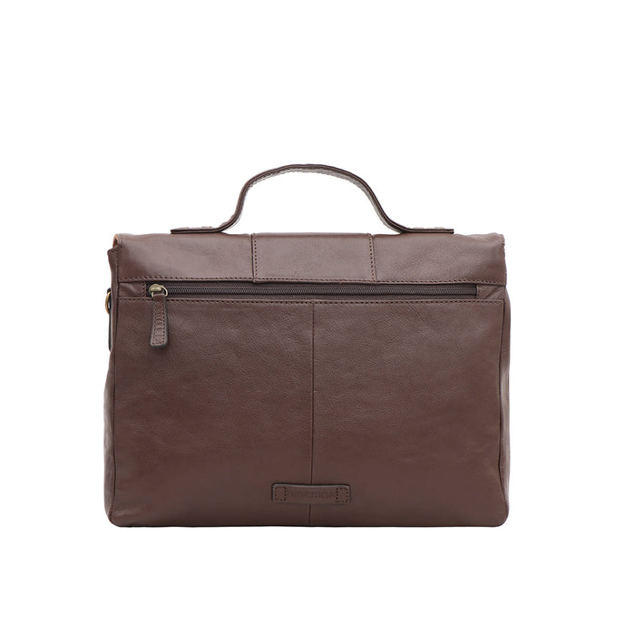 Juniper 01 E.I Brown Leather  Briefcase