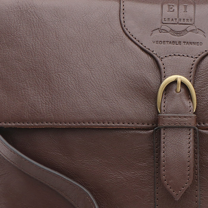 Juniper 01 E.I Brown Leather  Briefcase