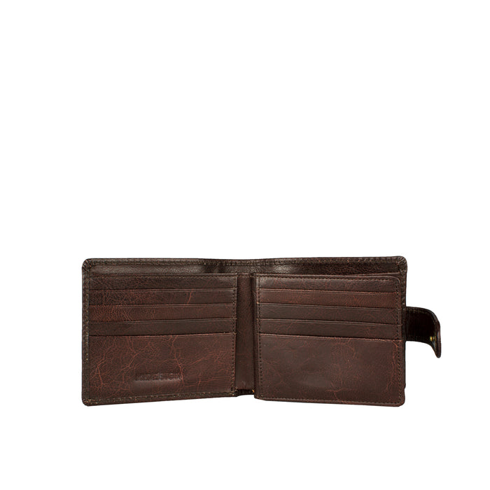 Juniper Mw1  Tan Leather Bi-Fold Wallet