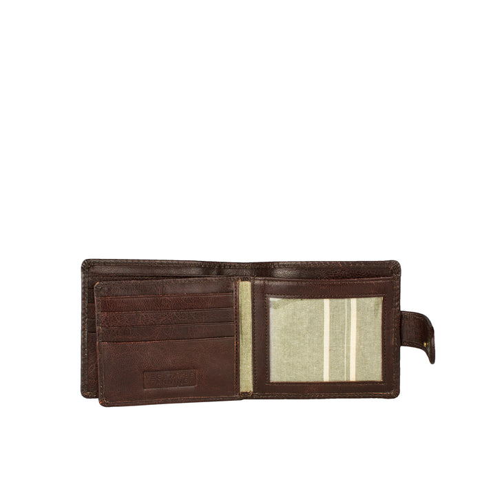 Juniper Mw1  Tan Leather Bi-Fold Wallet