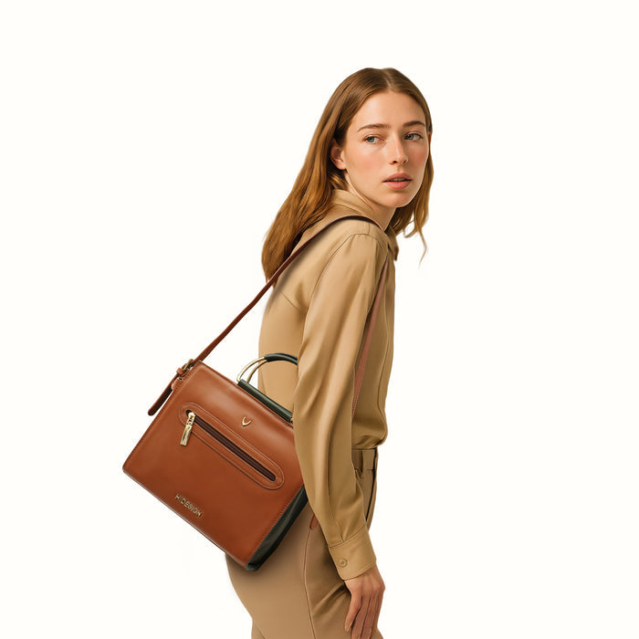 Kabuki 01 Tan Leather Crossbody