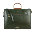 Kabuki 02 Green Leather Briefcase