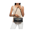 Kalinga 03 Black Leather Sling Bag