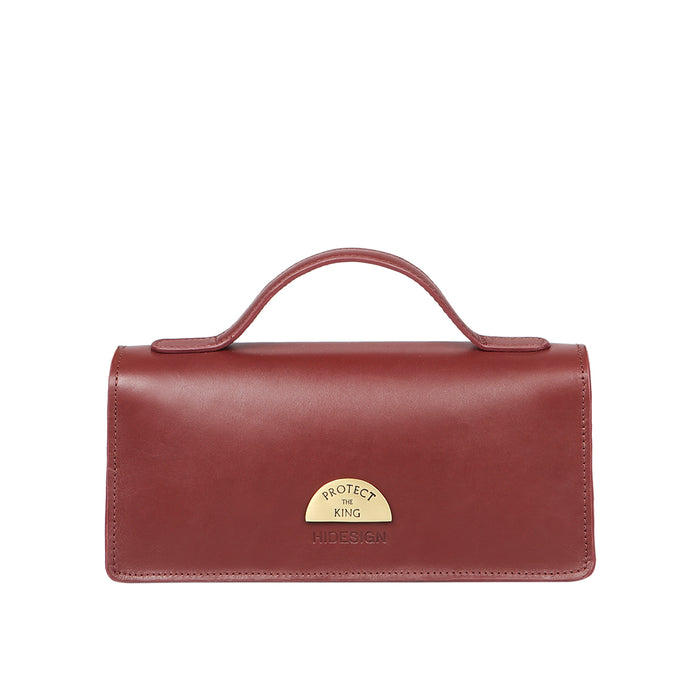 Kalinga 03 Red Leather Sling Bag