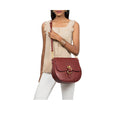 Kalinga 05 Red Leather Sling Bag