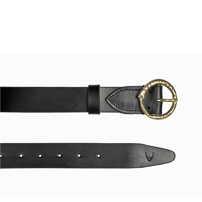 Kalinga B1 Women's Black Non Reversible Leather Belt
