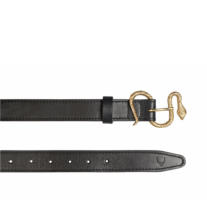 Kalinga B2 Women's Black Non Reversible Leather Belt