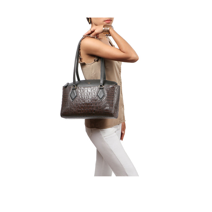 Kasai 03 Sb Brown Leather Tote Bag