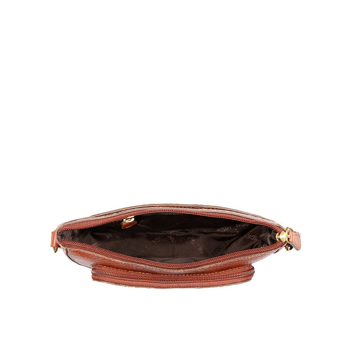 Katniss 01 Sb Tan Leather Sling Bag