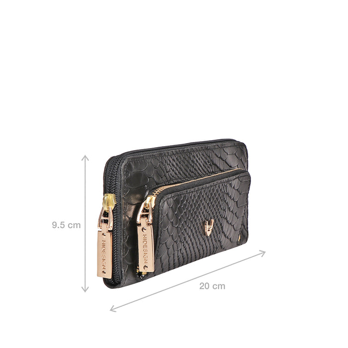 Katniss W1 Sb Default Title Leather Zip Around Wallet