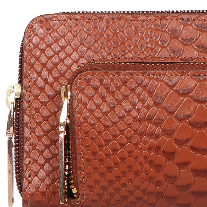 Katniss W1 Sb Default Title Leather Zip Around Wallet