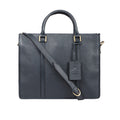 Kenji 02 Blue Leather  Briefcase