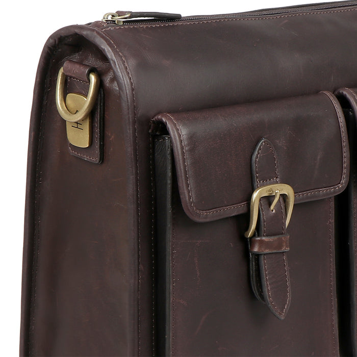 Kenji 04 Brown Leather  Crossbody