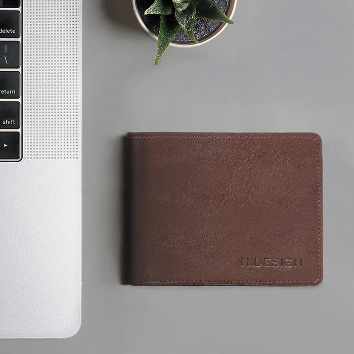 Kenji Mw2 Brown Leather Bi-Fold Wallet