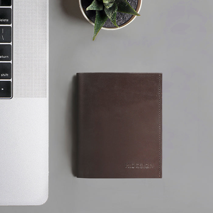 Kenji Mw3 Brown Leather Bi-Fold Wallet