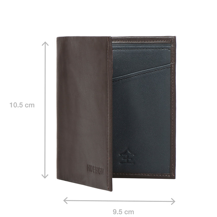 Kenji Mw3 Brown Leather Bi-Fold Wallet