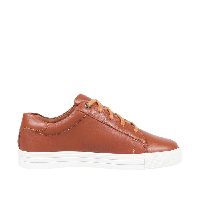 Kenya Women's Tan Leather Lace Up Shoes