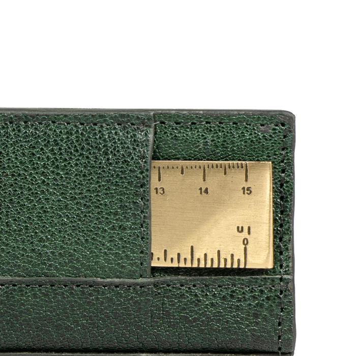 Kili Green Leather Pencil Pouch