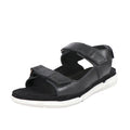 Kilimanjaro Men's Black Leather Strap Sandals