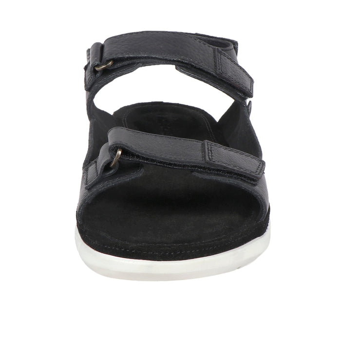 Kilimanjaro Men's Black Leather Strap Sandals