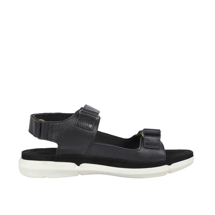 Kilimanjaro Men's Black Leather Strap Sandals